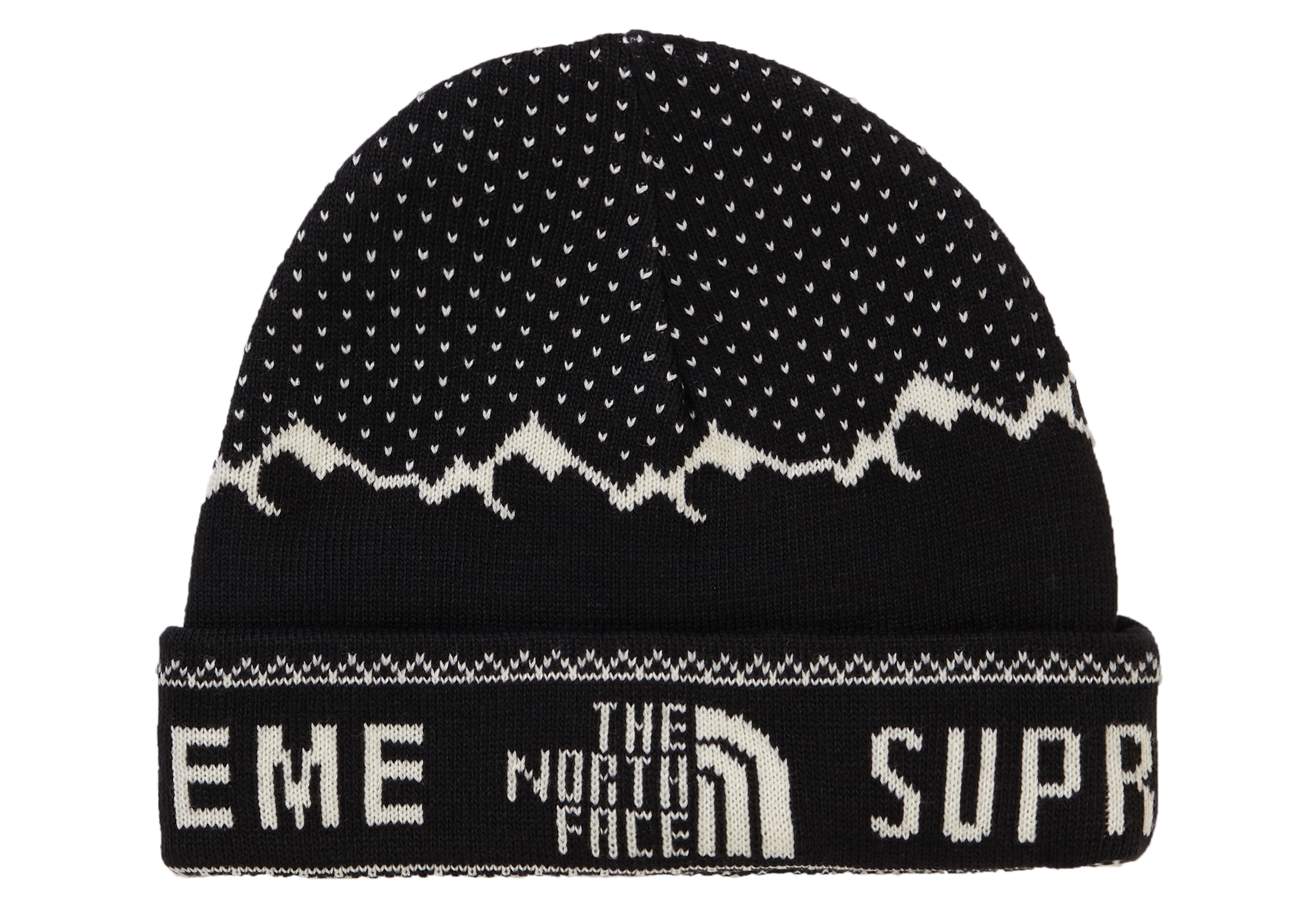 Supreme The North Face Fold Beanie Black