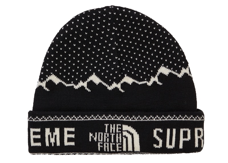 Supreme The North Face Fold Beanie Black - FW18 - JP