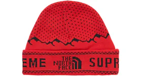 Supreme The North Face Fold Beanie Red