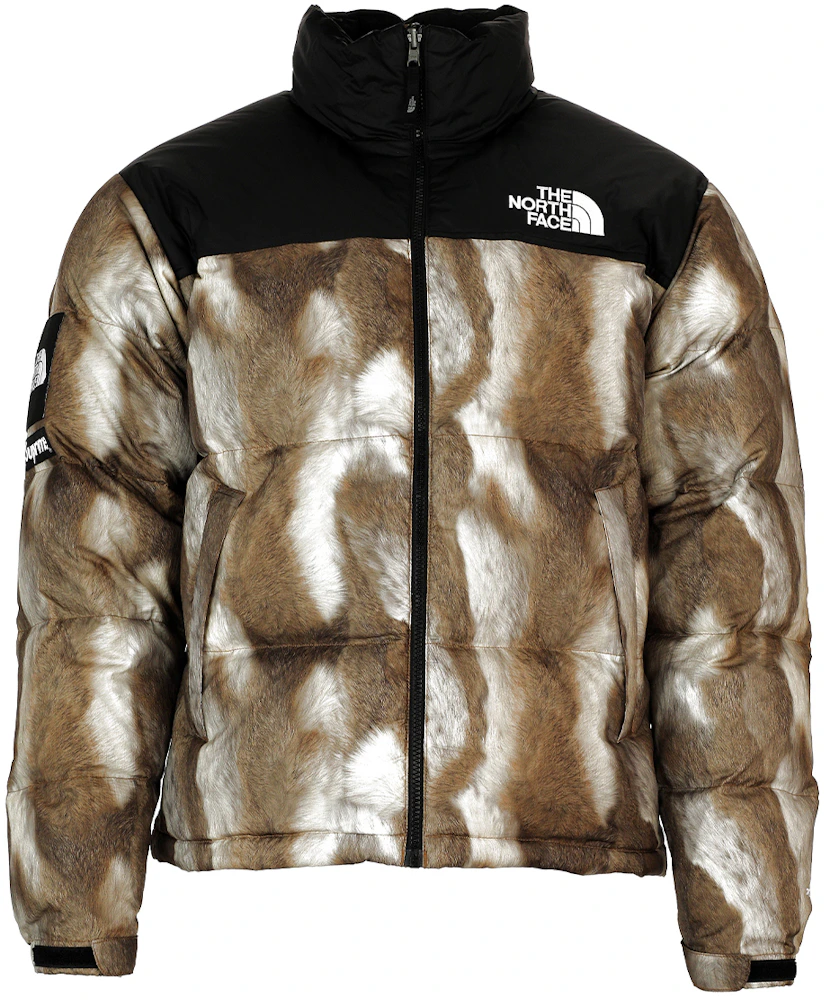 Puffer jacket The North Face Supreme x Paper Print TNF Nuptse