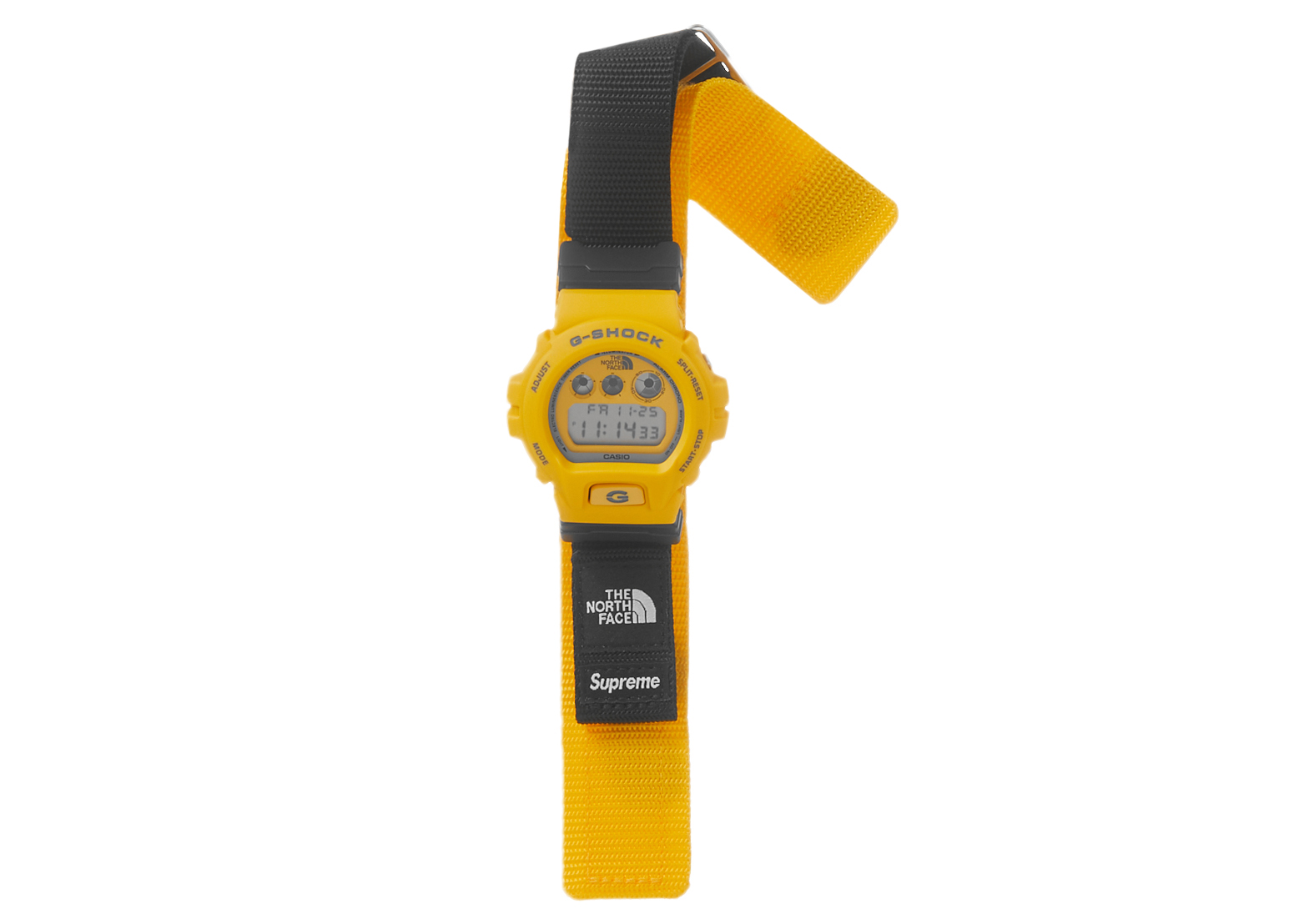 Supreme The North Face G-SHOCK Watch Yellow