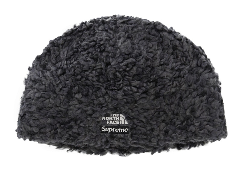 Supreme The North Face High Pile Fleece Beanie Black