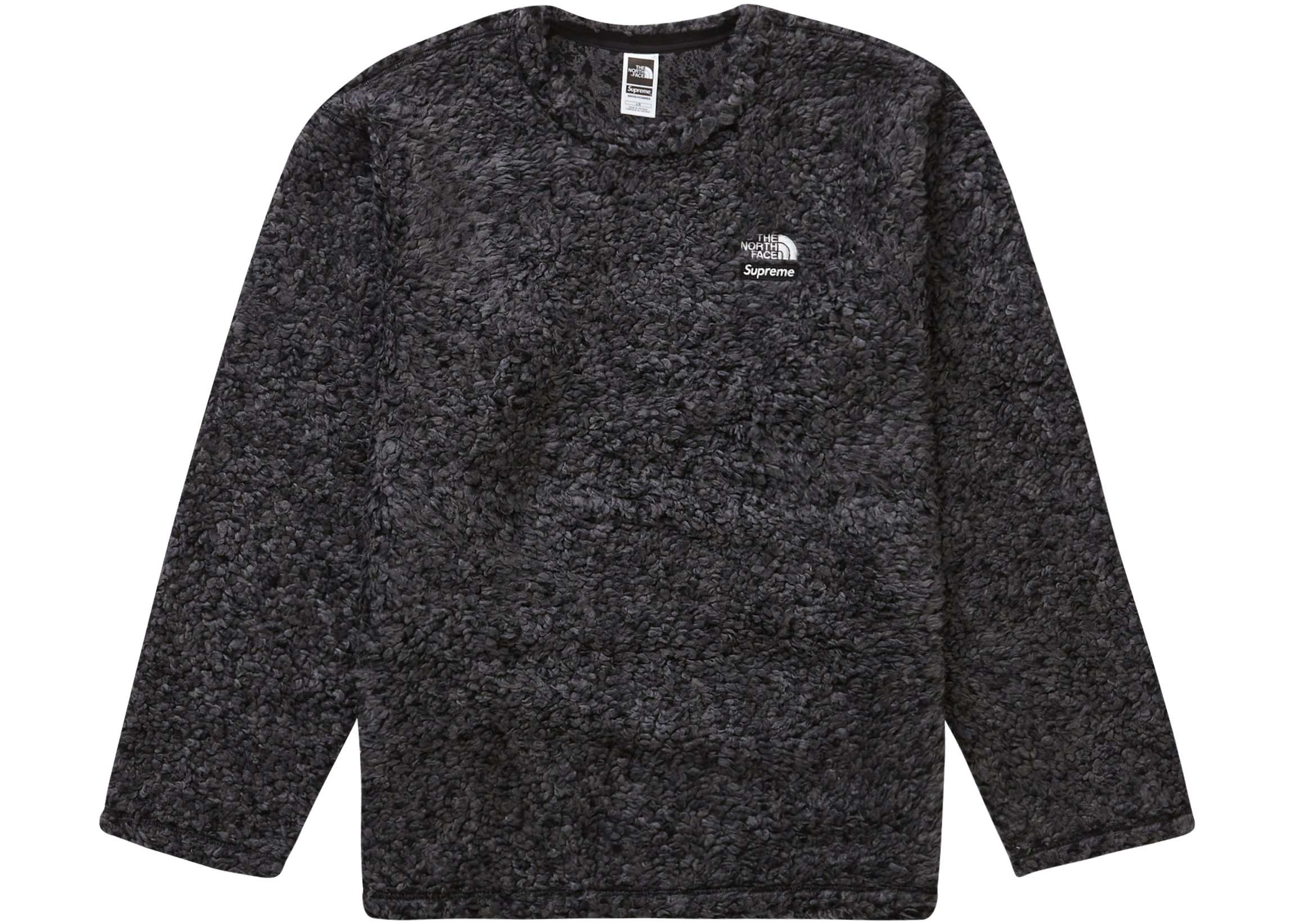 Supreme The North Face High Pile Fleece L/S Top Black メンズ ...