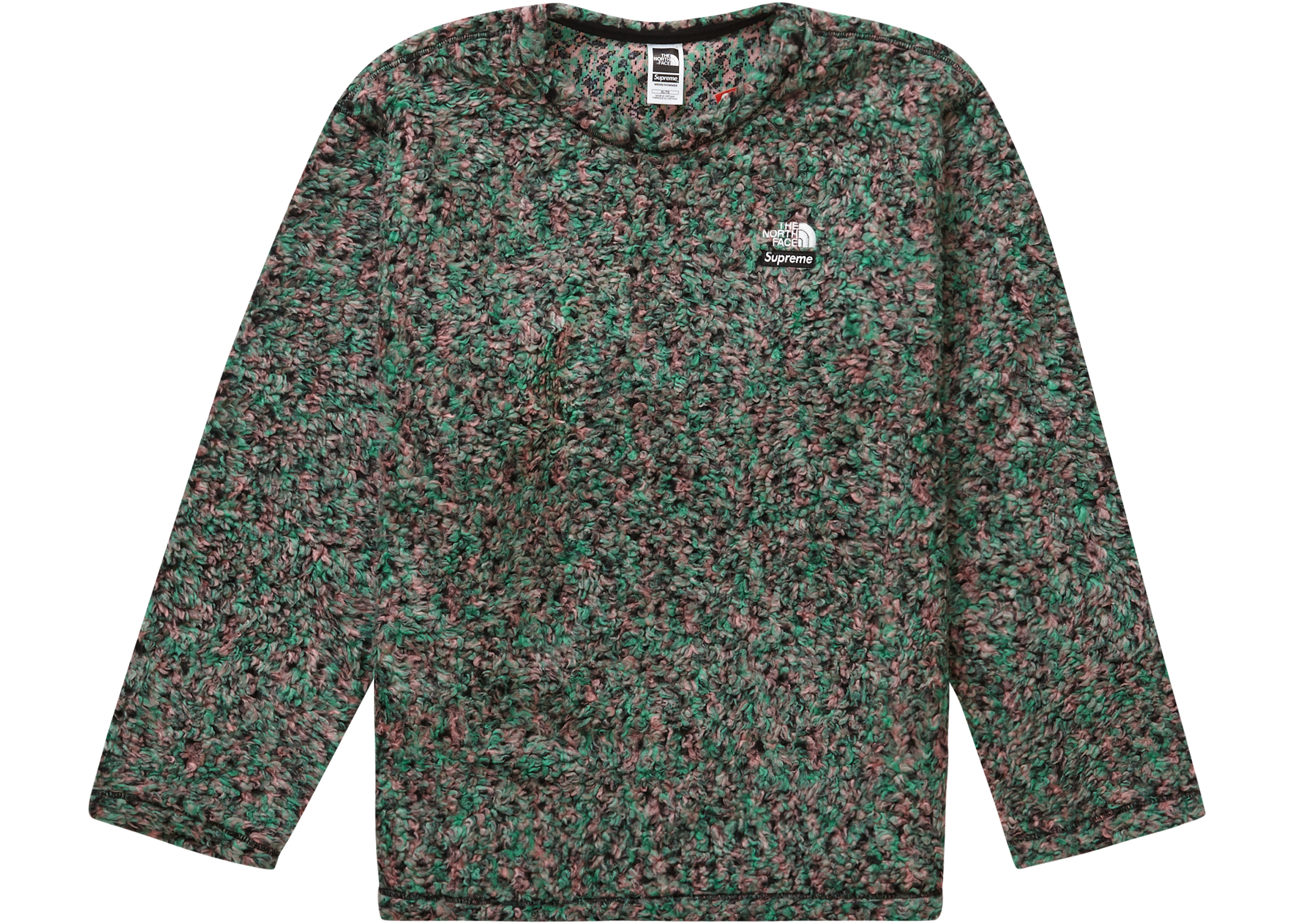Supreme The North Face High Pile Fleece L/S Top Multicolor メンズ ...