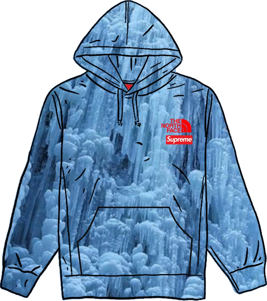Supreme The North Face Ice Climb Hooded Sweatshirt Multicolor Ss21