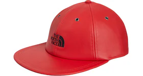 Supreme The North Face Leather 6-Panel Red