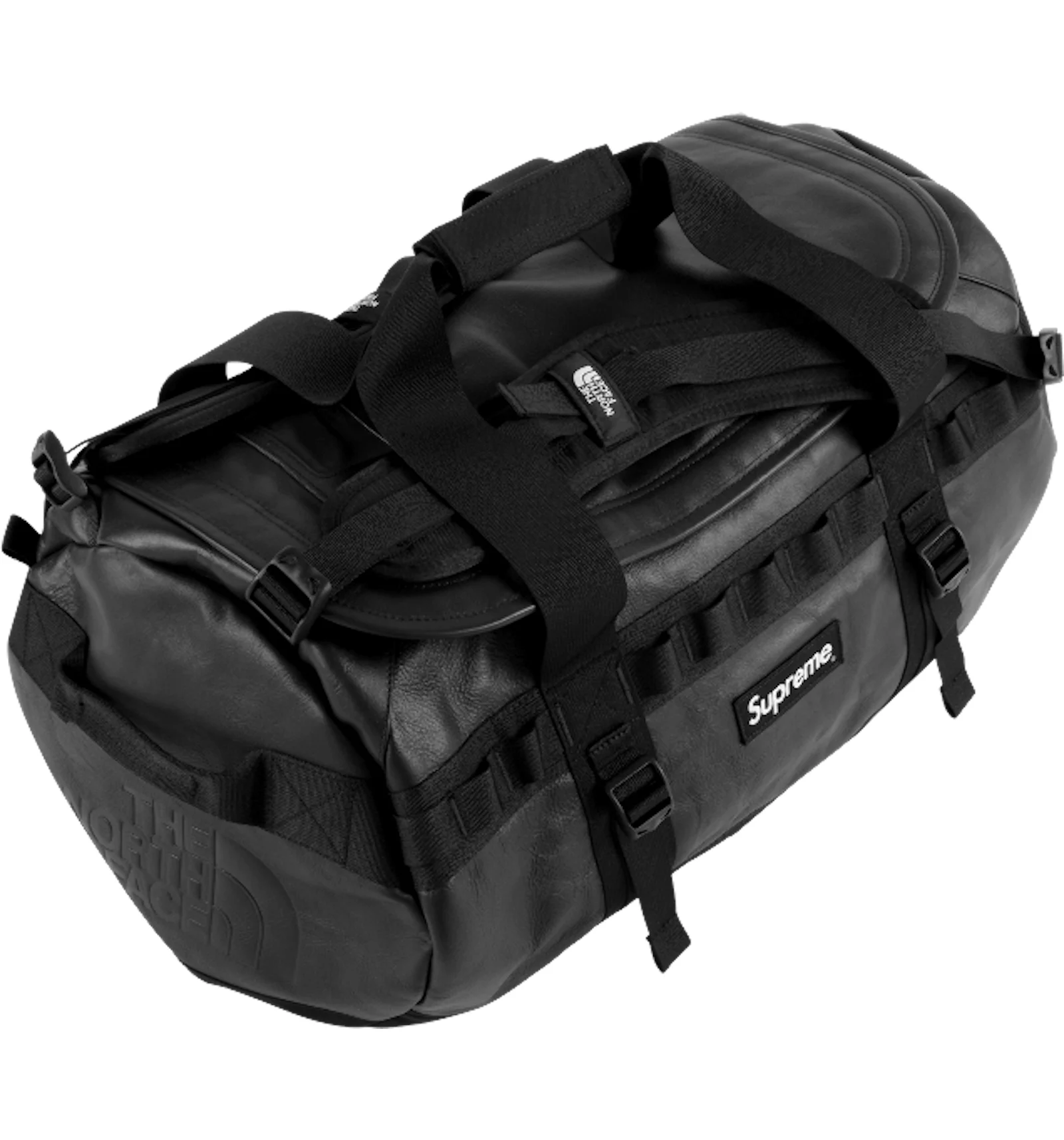 Supreme The North Face Leather Base Camp Duffel Black FW17 US