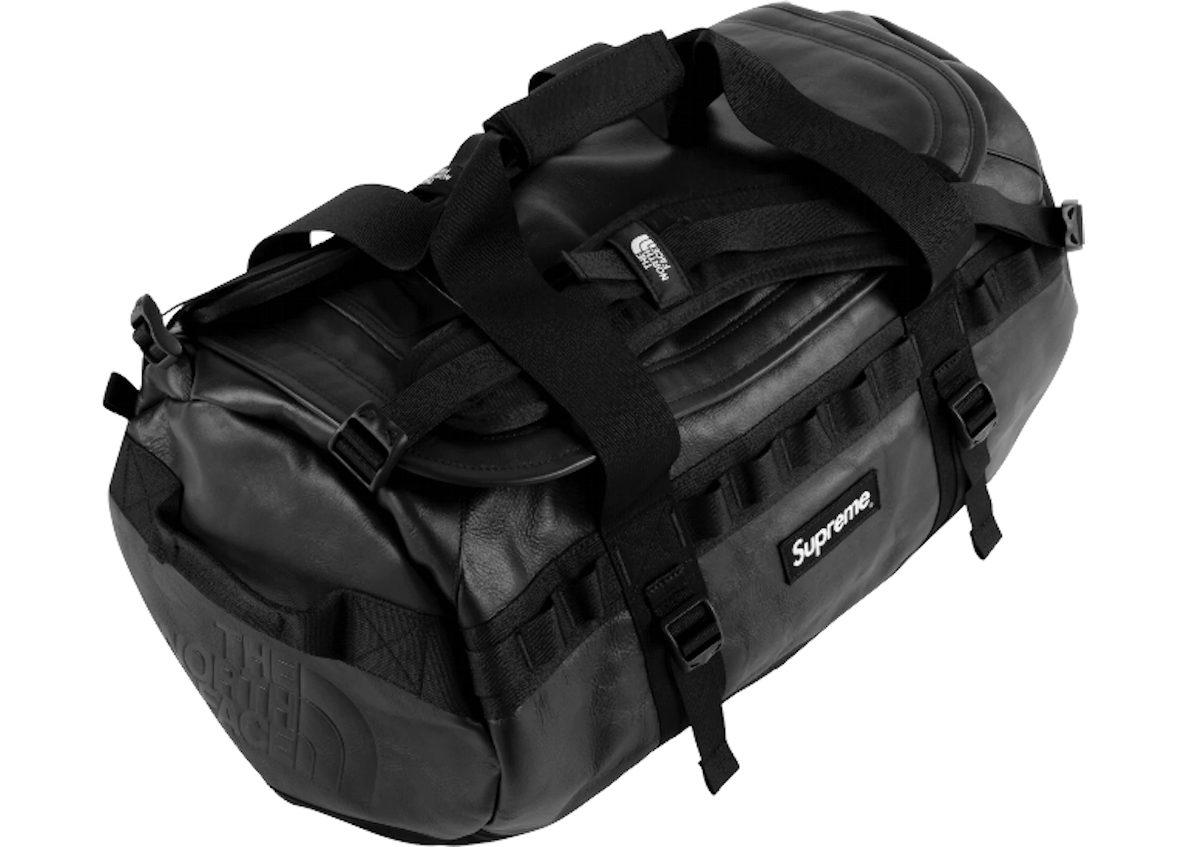 Supreme The North Face Leather Base Camp Duffel Black