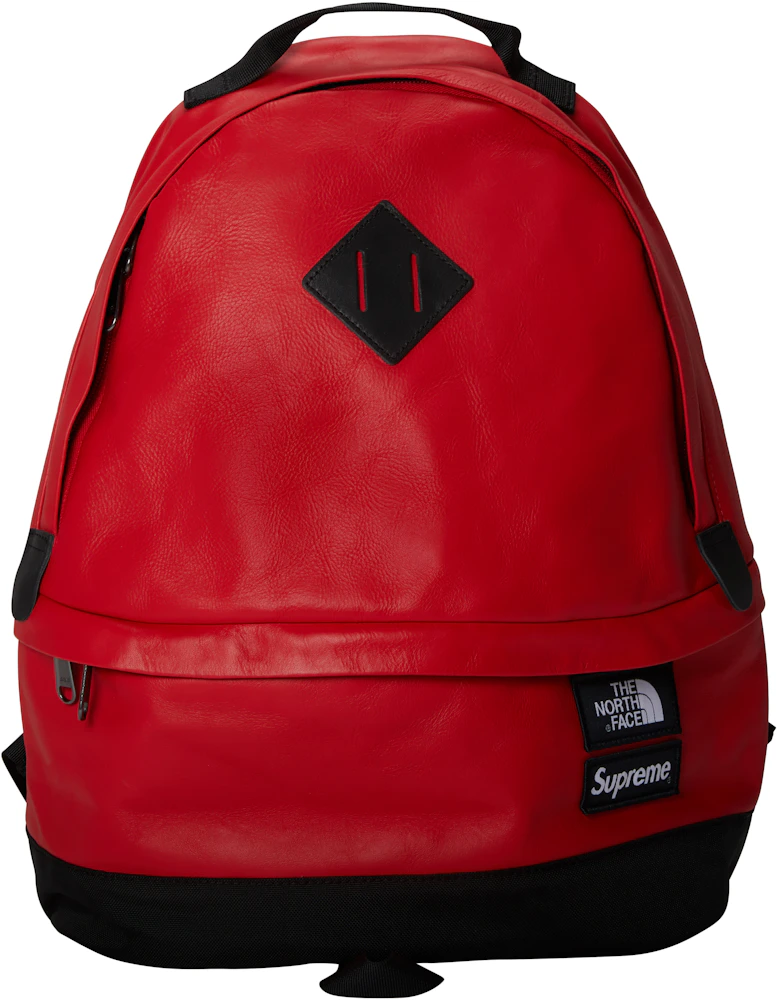 Supreme The North Face Leather Day Pack Red - FW17 - US