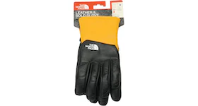 Supreme The North Face Leather Gloves Yellow