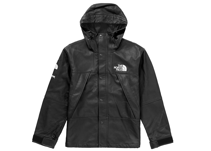 Supreme The North Face Leather Mountain Parka Black