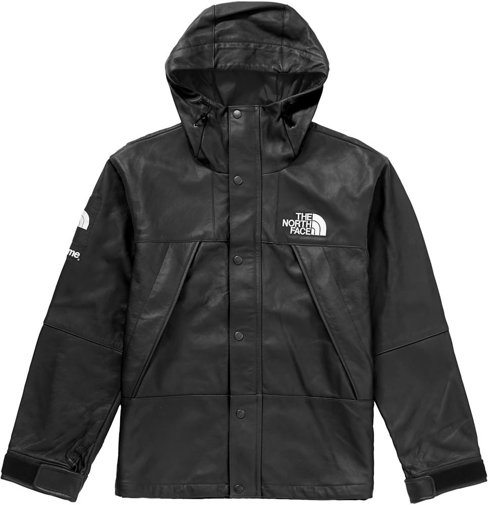 Supreme The North Face Leather Mountain Parka Black Men's - FW18 - US