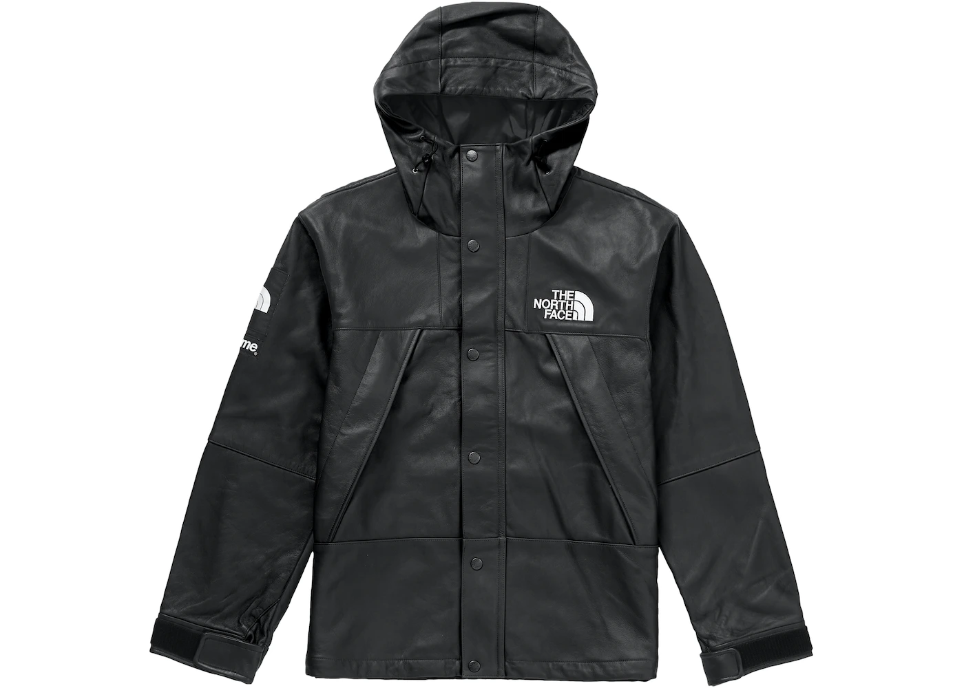 Supreme The North Face Leather Mountain Parka Black - FW18