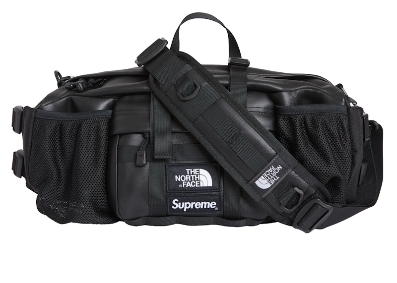 Supreme The North Face Leather Mountain Waist Bag Black - FW18 - JP