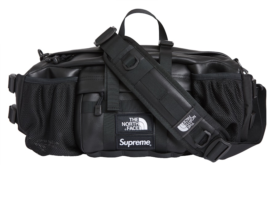 Supreme The North Face Leather Mountain Waist Bag Black - - US