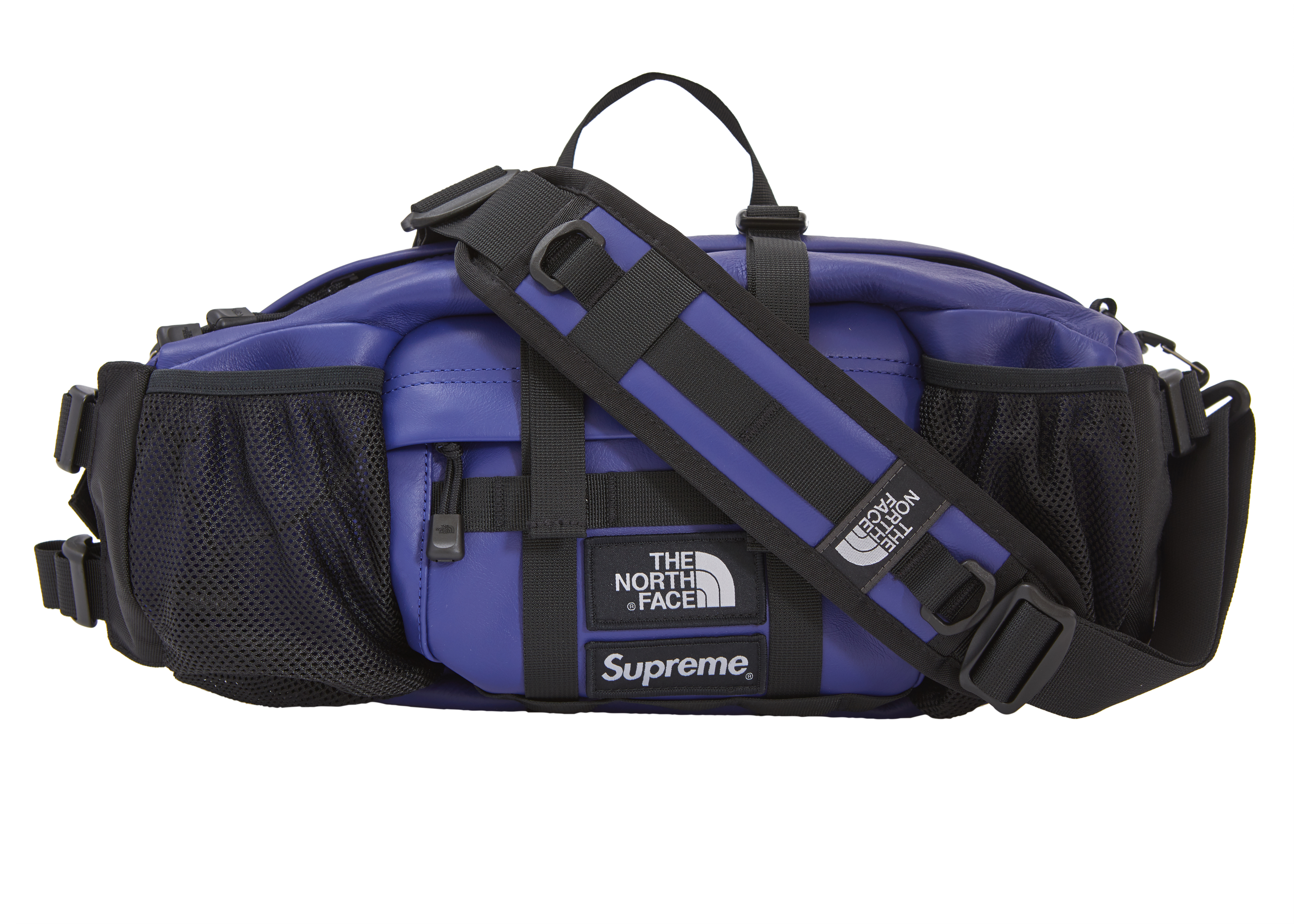 Supreme The North Face Leather Mountain Waist Bag Royal