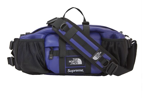 Supreme The North Face Leather Mountain Waist Bag Royal FW18 GB