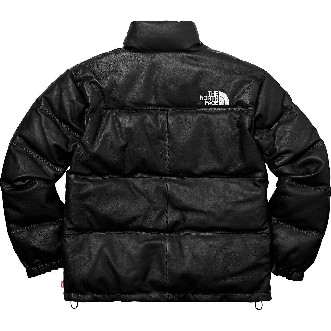 Supreme The North Face Leather Nuptse Jacket Black メンズ - FW17 - JP