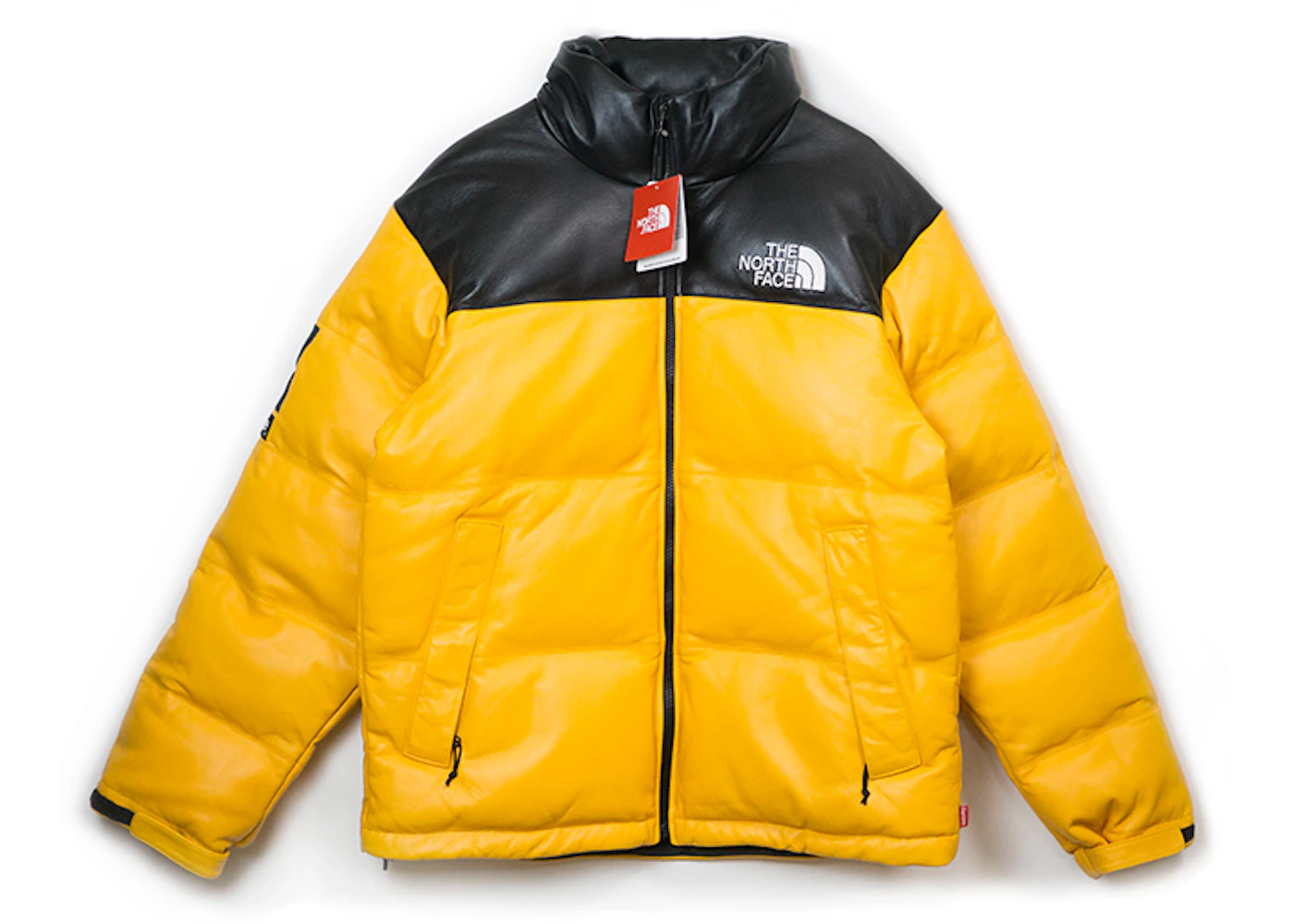 The North Face Supreme Yellow Supreme The North Face Leather