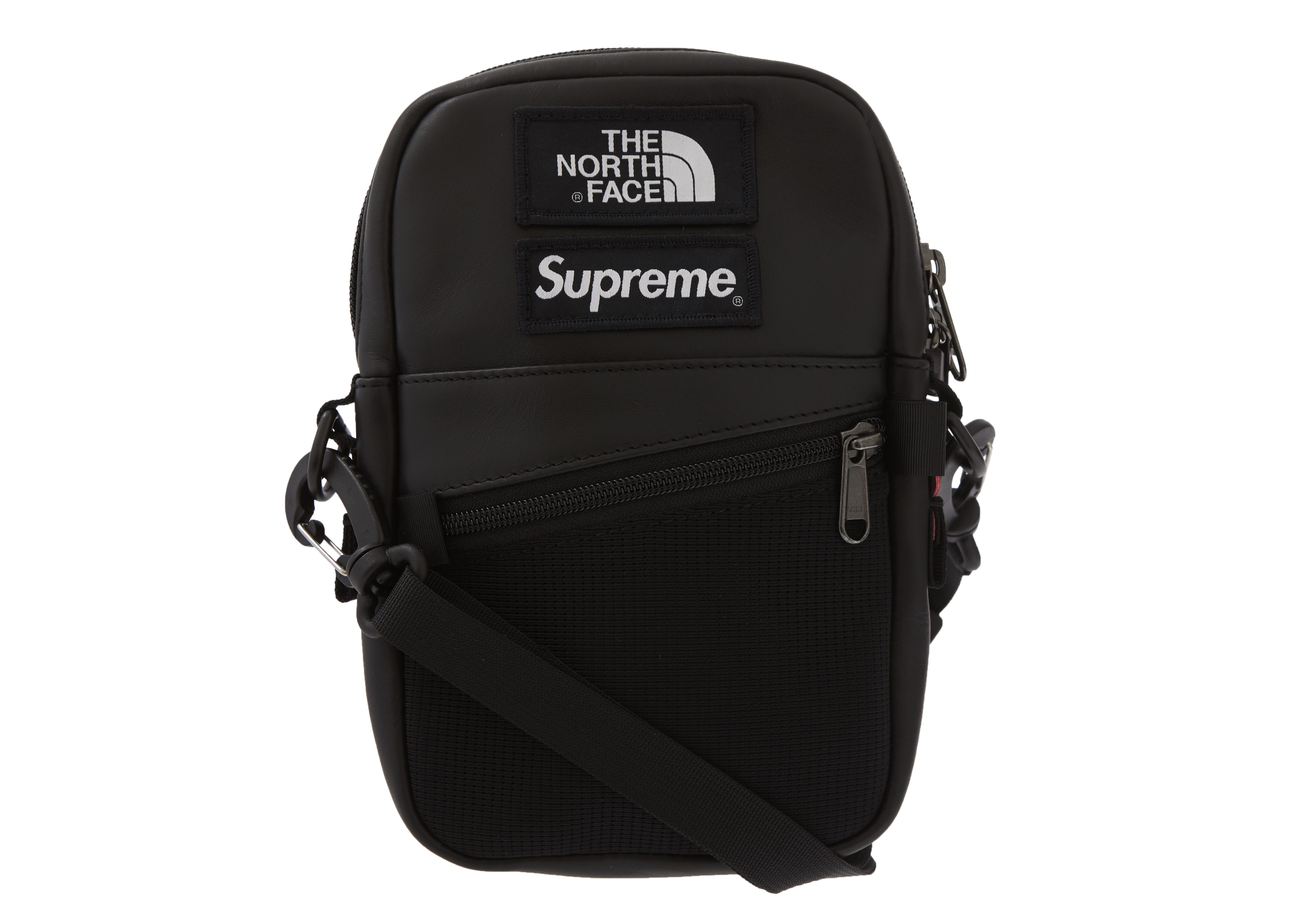 Supreme Leather Shoulder Bag Black