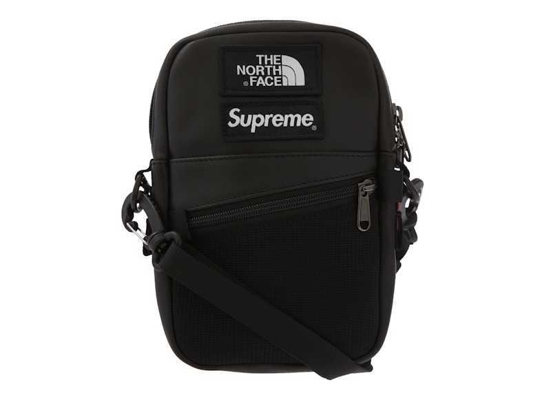 Supreme The North Face Leather Shoulder Bag Black - FW18 - US