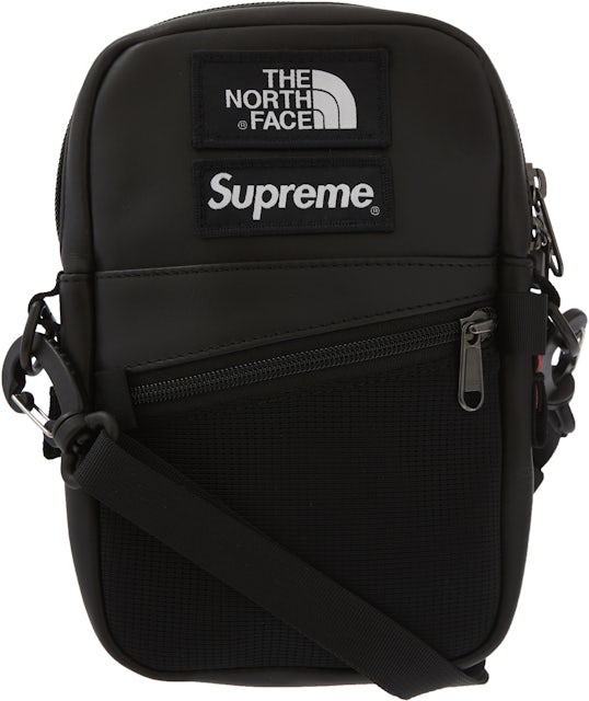 Supreme X The North Face Leather Mountain Waist Bag Dark Green