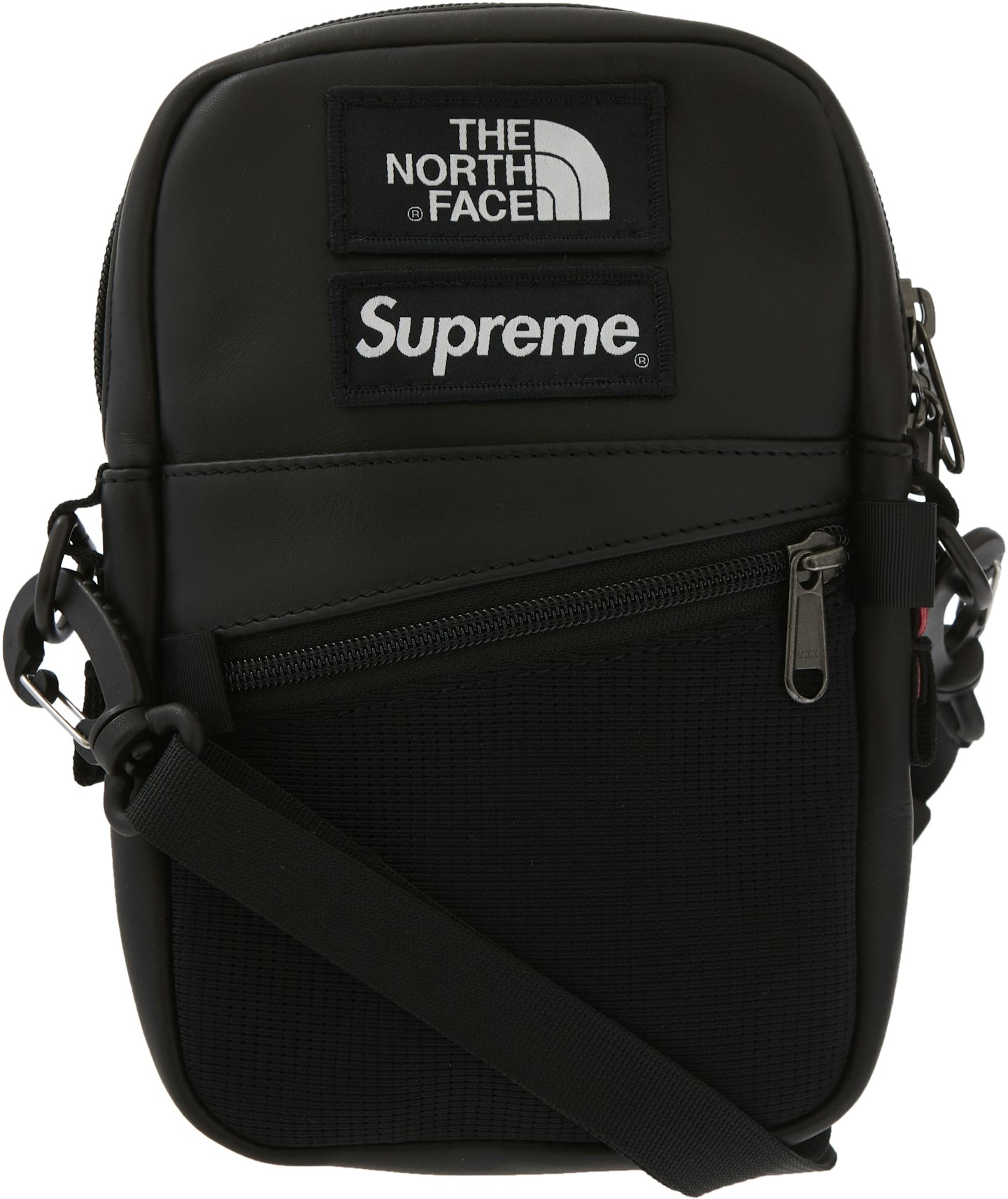 Supreme x The North Face - Blue Leather Shoulder Bag – eluXive