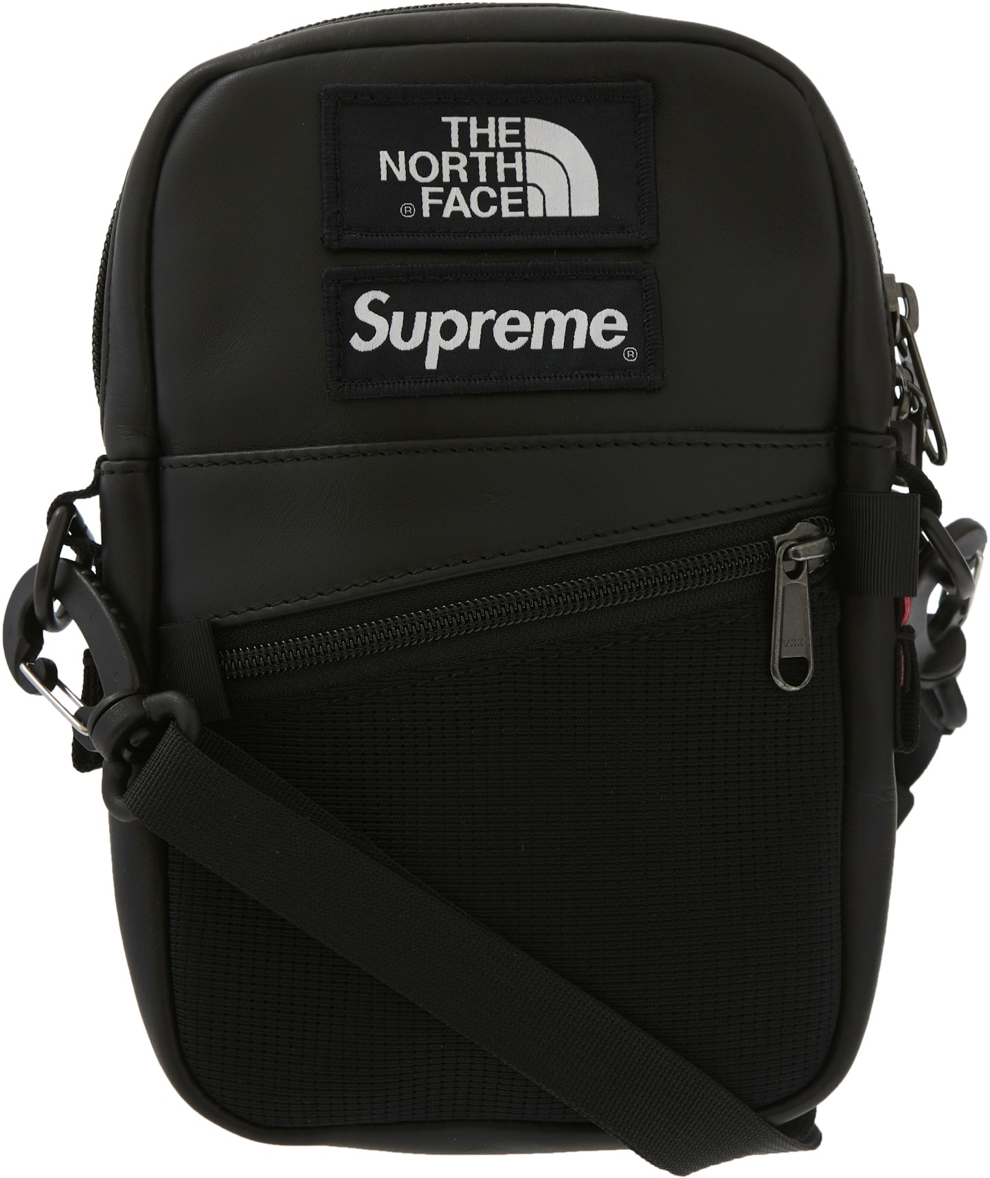 Supreme Face Leather Shoulder Bag Black - FW18 - US