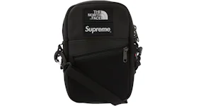 Supreme The North Face Leather Shoulder Bag Black