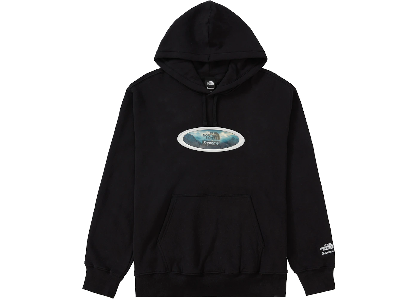Supreme The North Face Lenticular Mountains Hooded Sweatshirt