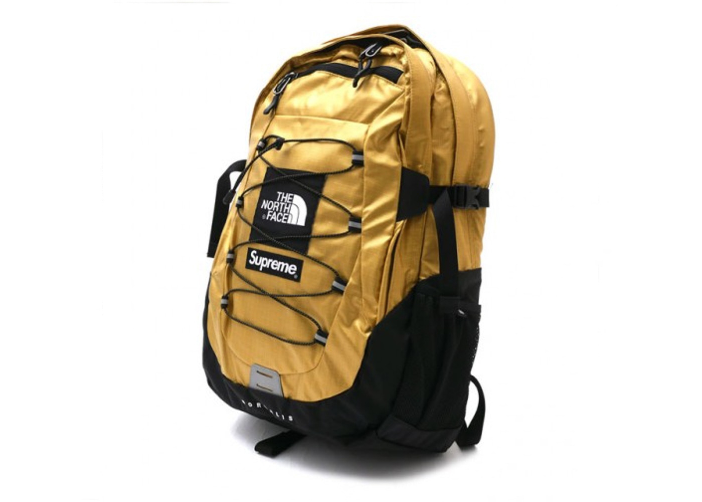 Supreme The North Face Metallic Borealis Backpack Gold - SS18 - US