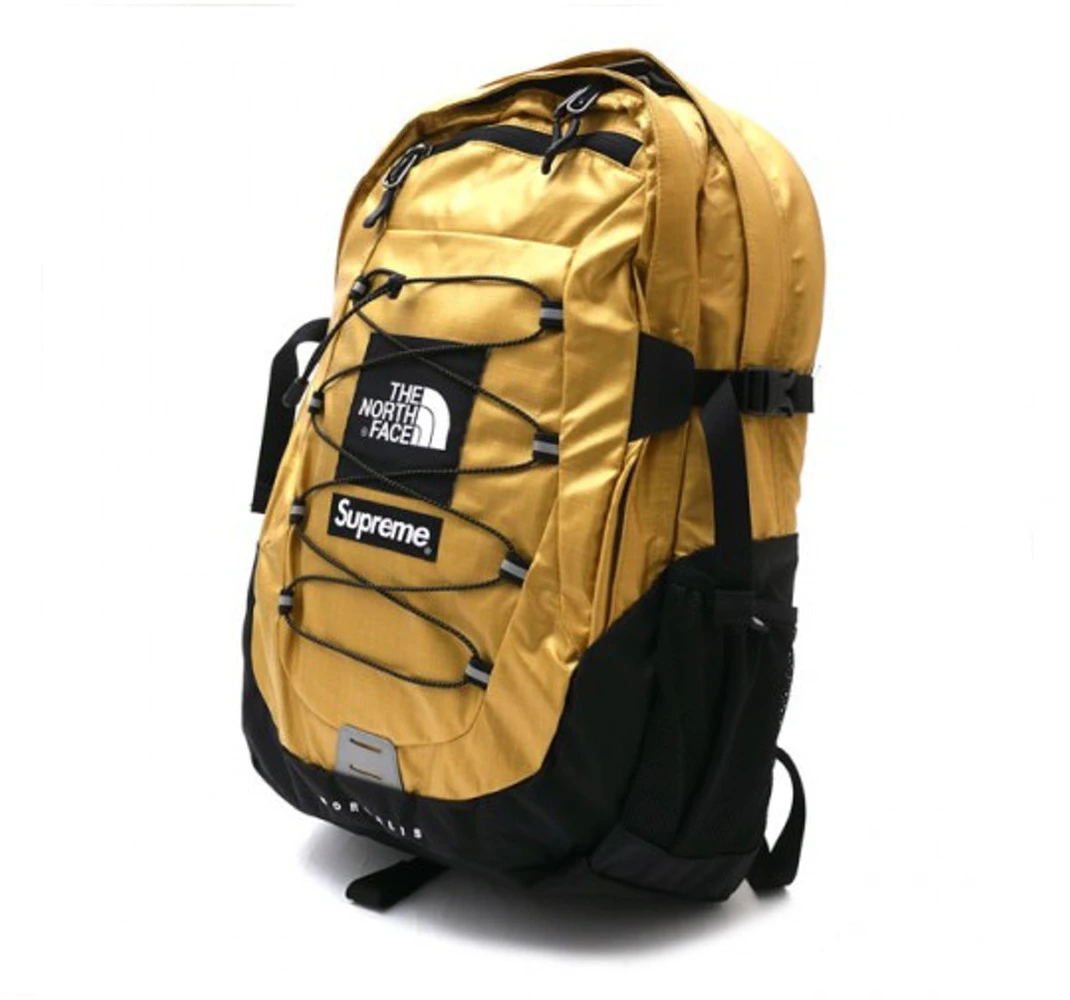 dígito papel Proceso Supreme The North Face Metallic Borealis Backpack Gold - SS18 - MX