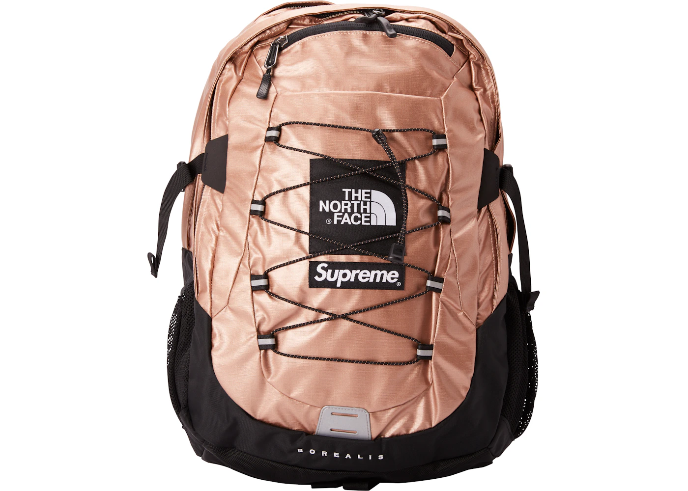 Supreme The North Face Metallic Borealis Backpack Rose Gold - SS18 - US