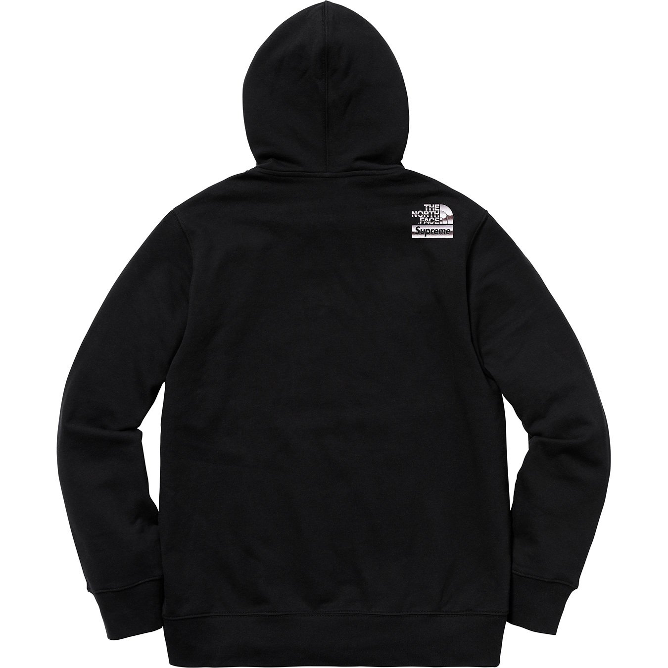 Supreme The North Face Metallic Logo Hooded Sweatshirt Black Men's 