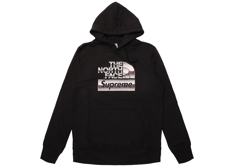 black north face hoodie