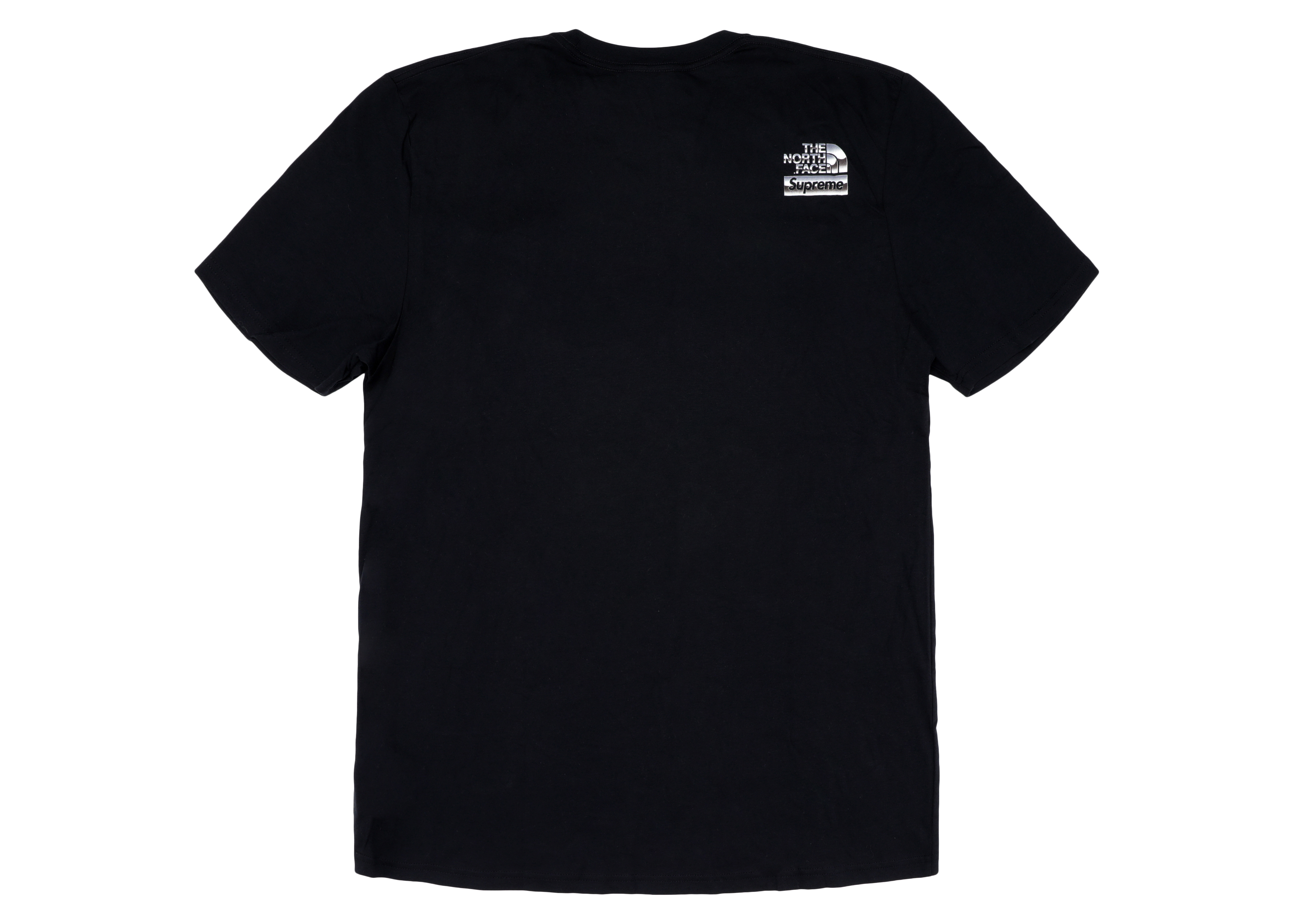Supreme The North Face Metallic Logo T-Shirt Black Men's - SS18 - US