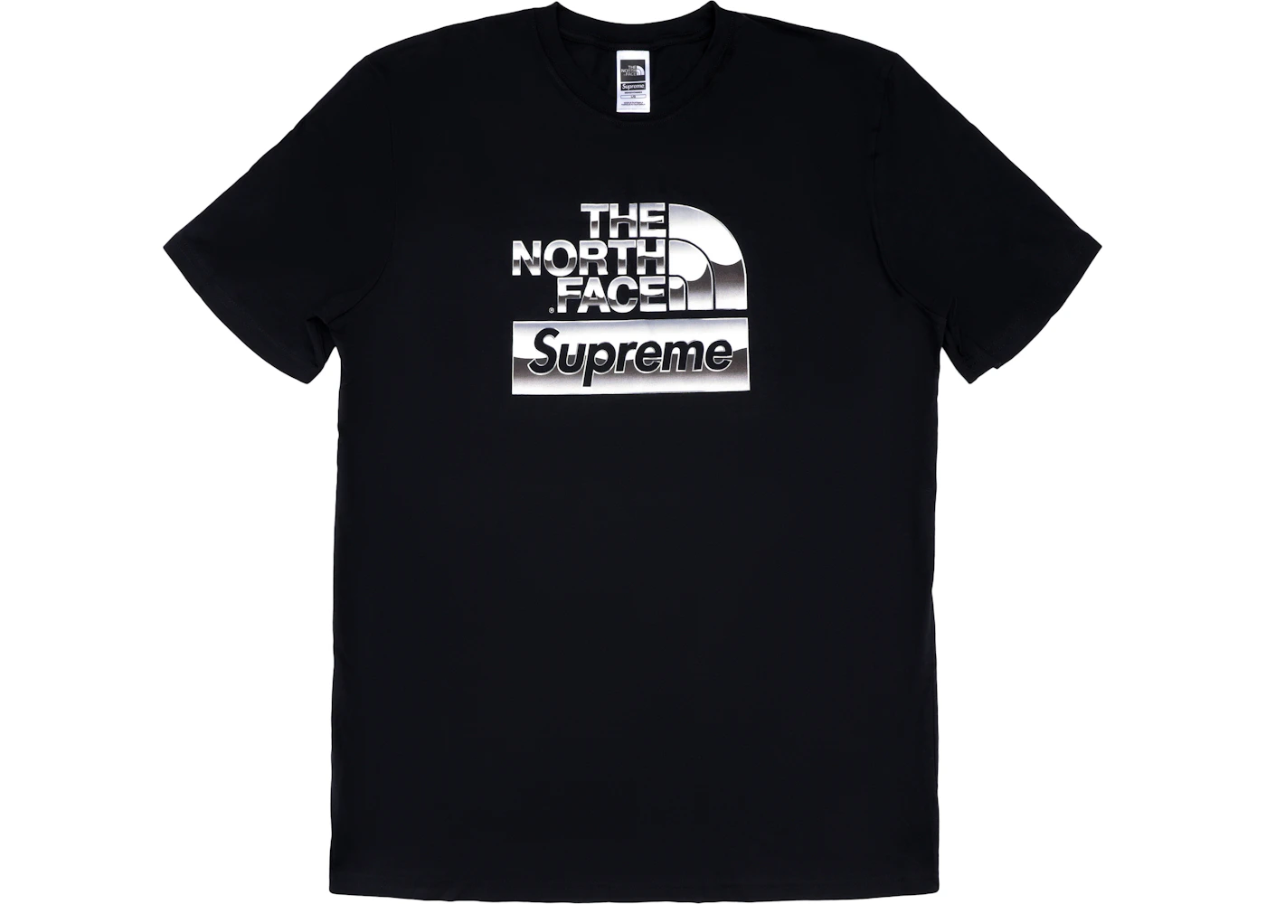 Supreme The North Face Metallic Logo T-Shirt Black Men's SS18 US