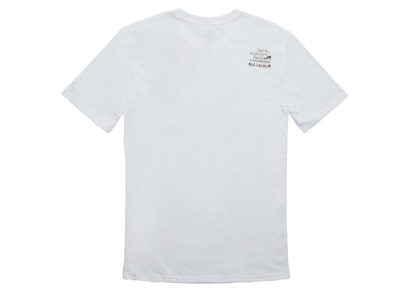 supreme north face metallic tee