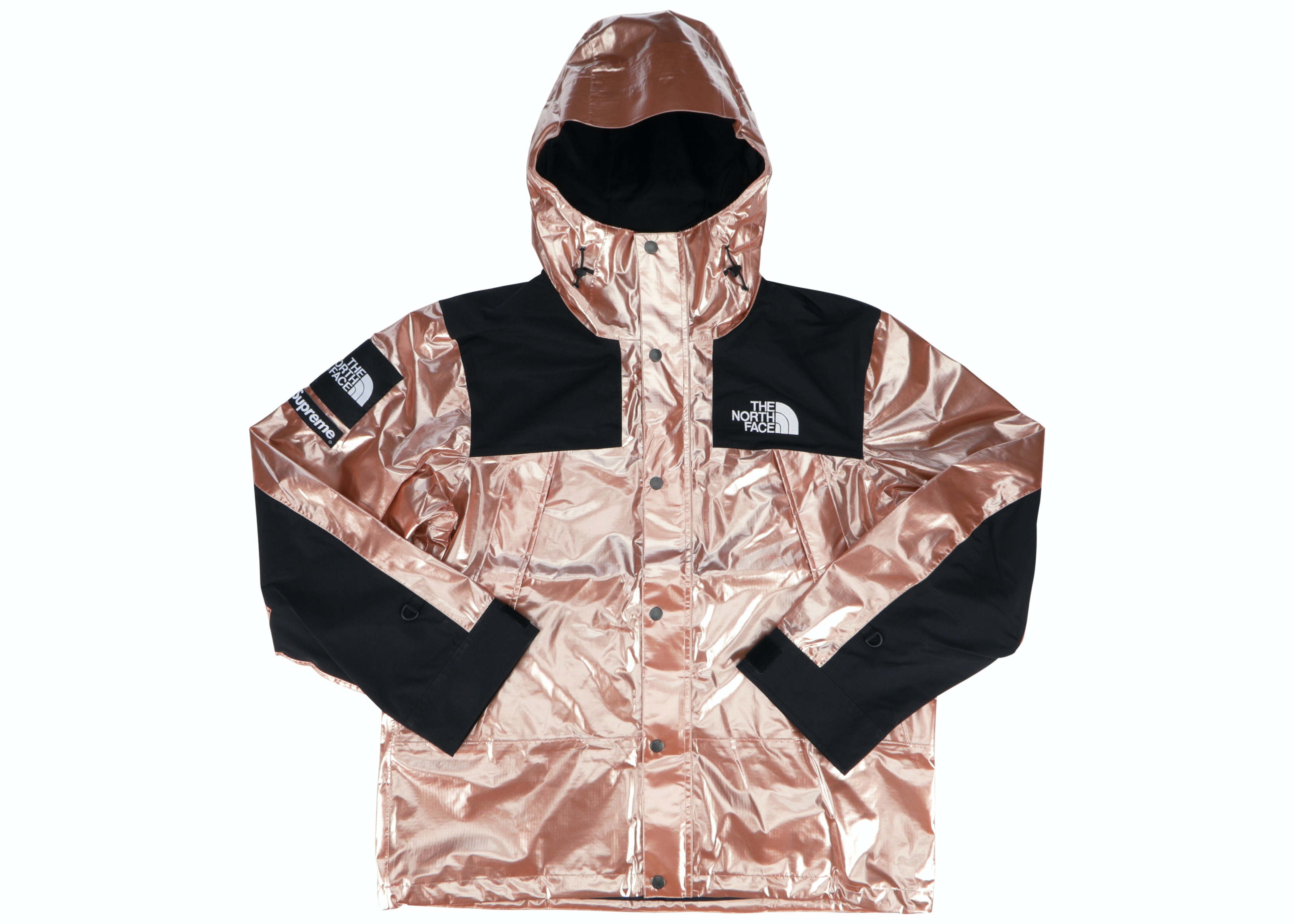 Supreme The North Face Metallic Mountain Parka Rose Gold Men's SS18 US