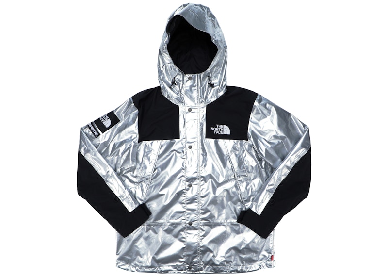 Supreme The North Face Metallic Mountain Parka Silver Men's - SS18