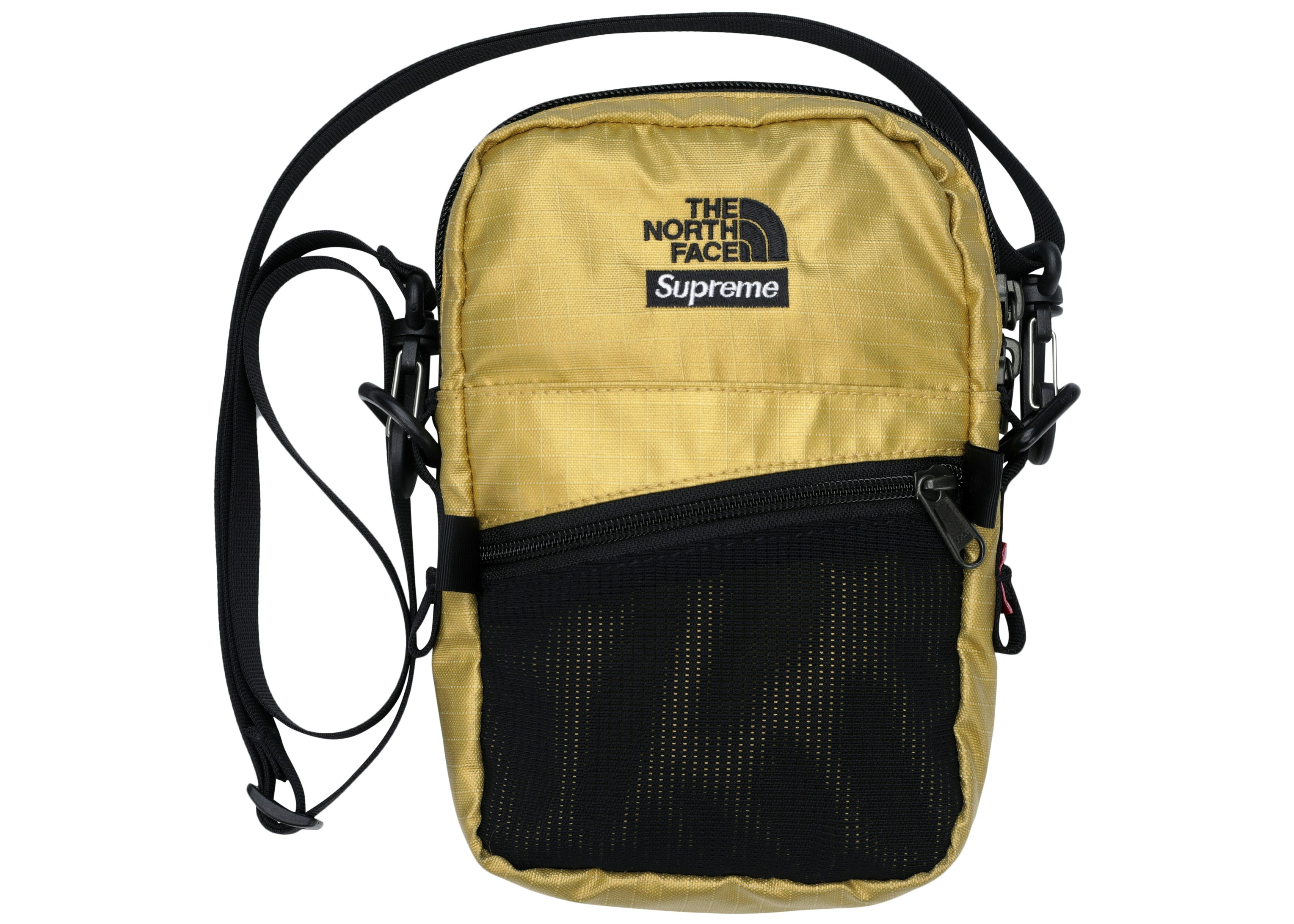 Supreme The North Face Metallic Shoulder Bag Gold SS18 US