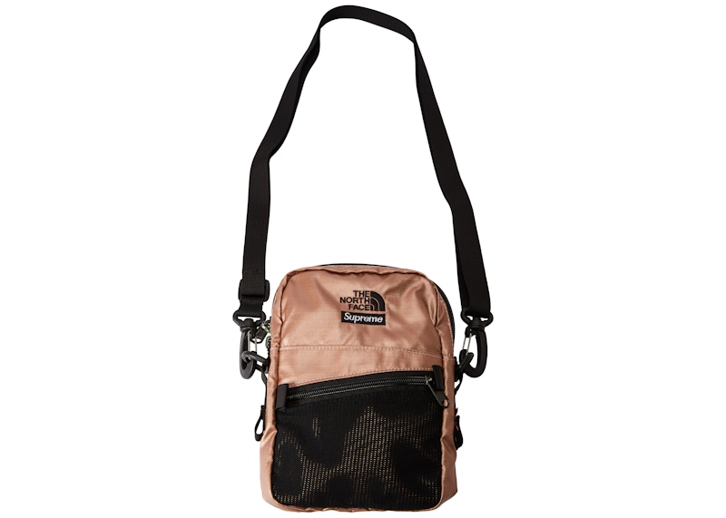 Supreme northface shoulder bag rose gold