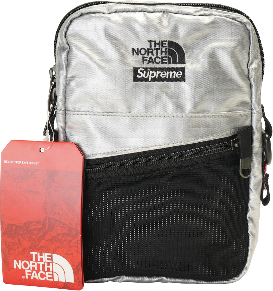 Supreme The North Face Metallic Shoulder Bag Silver - SS18 - US