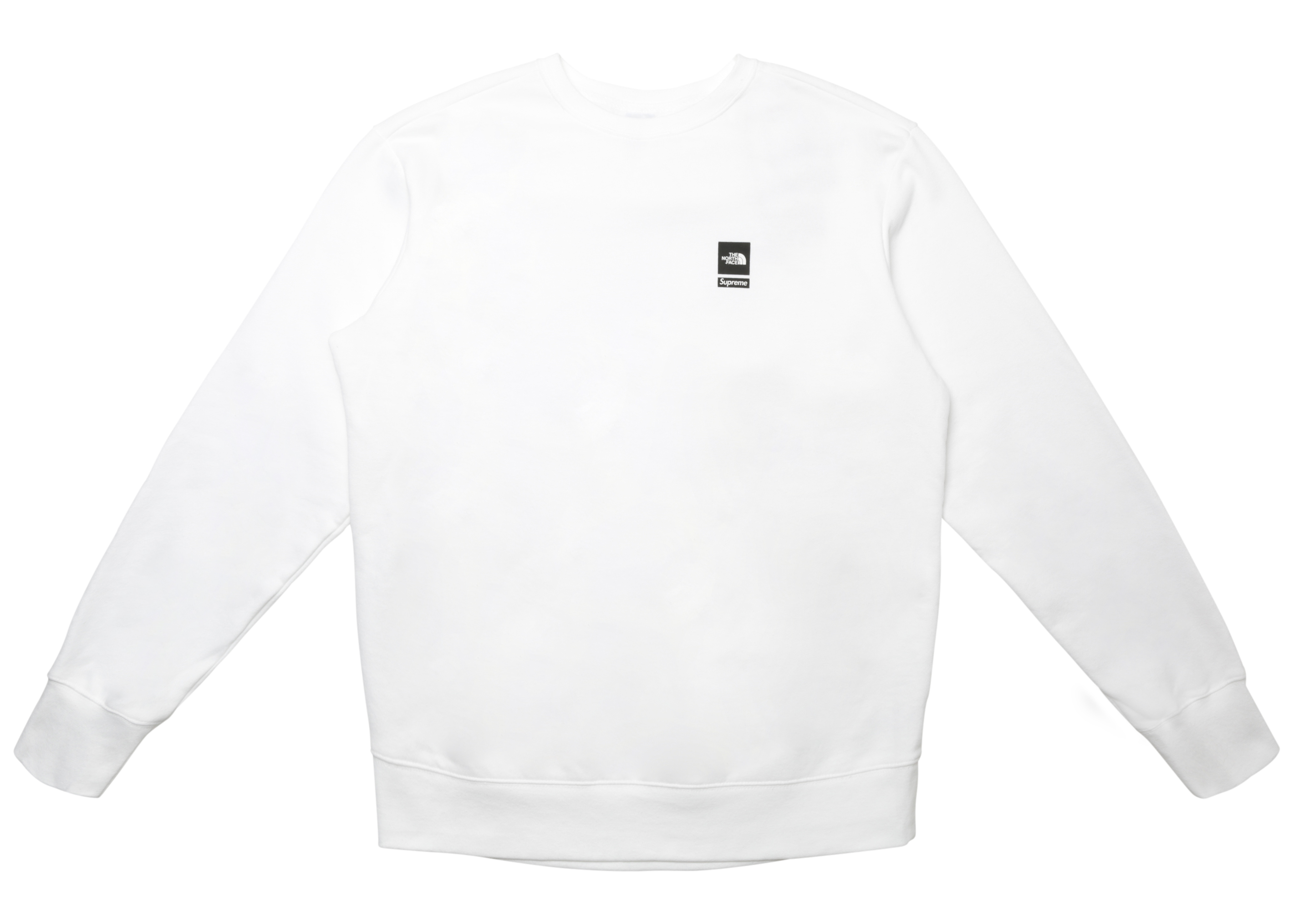 Supreme The North Face Mountain Crewneck Sweatshirt White - TNF 