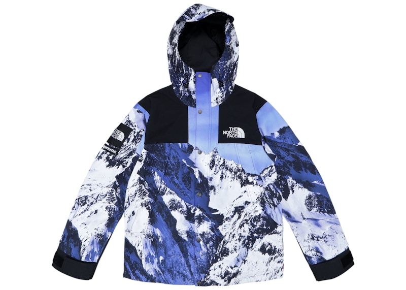 Supreme The North Face Mountain Parka Blue/White - TNF-MTN-FW17 ...