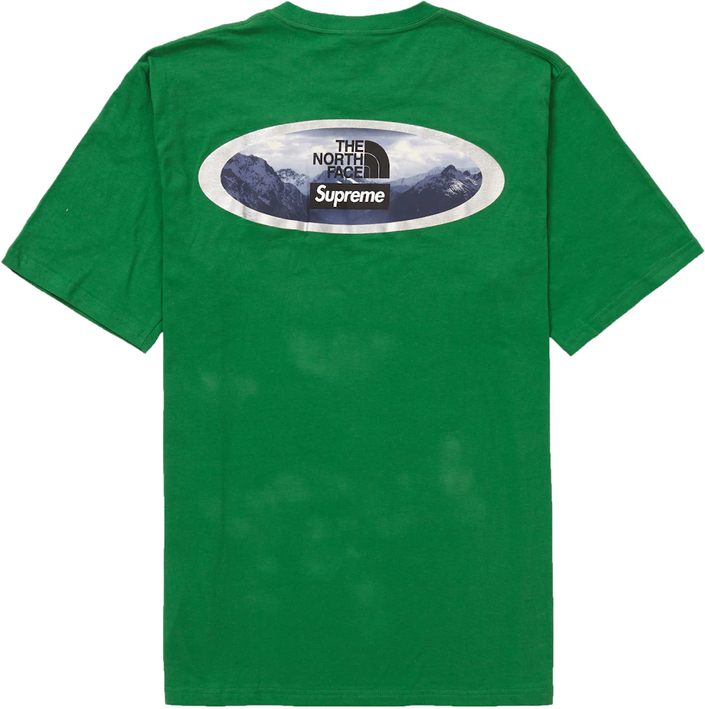 Supreme North Face Mountains Green - Men's - US