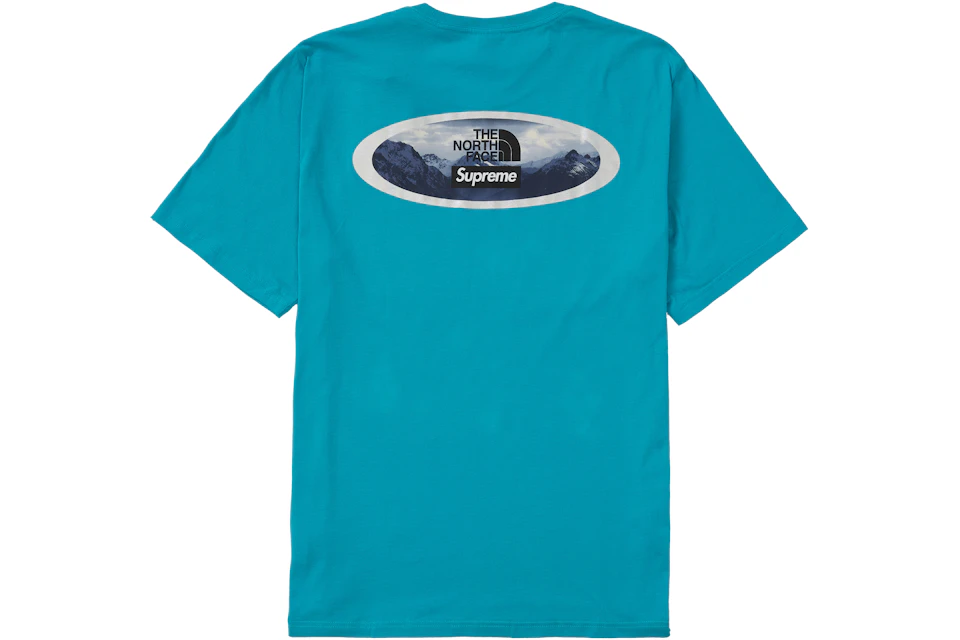 Supreme The North Face Mountains Tee Teal