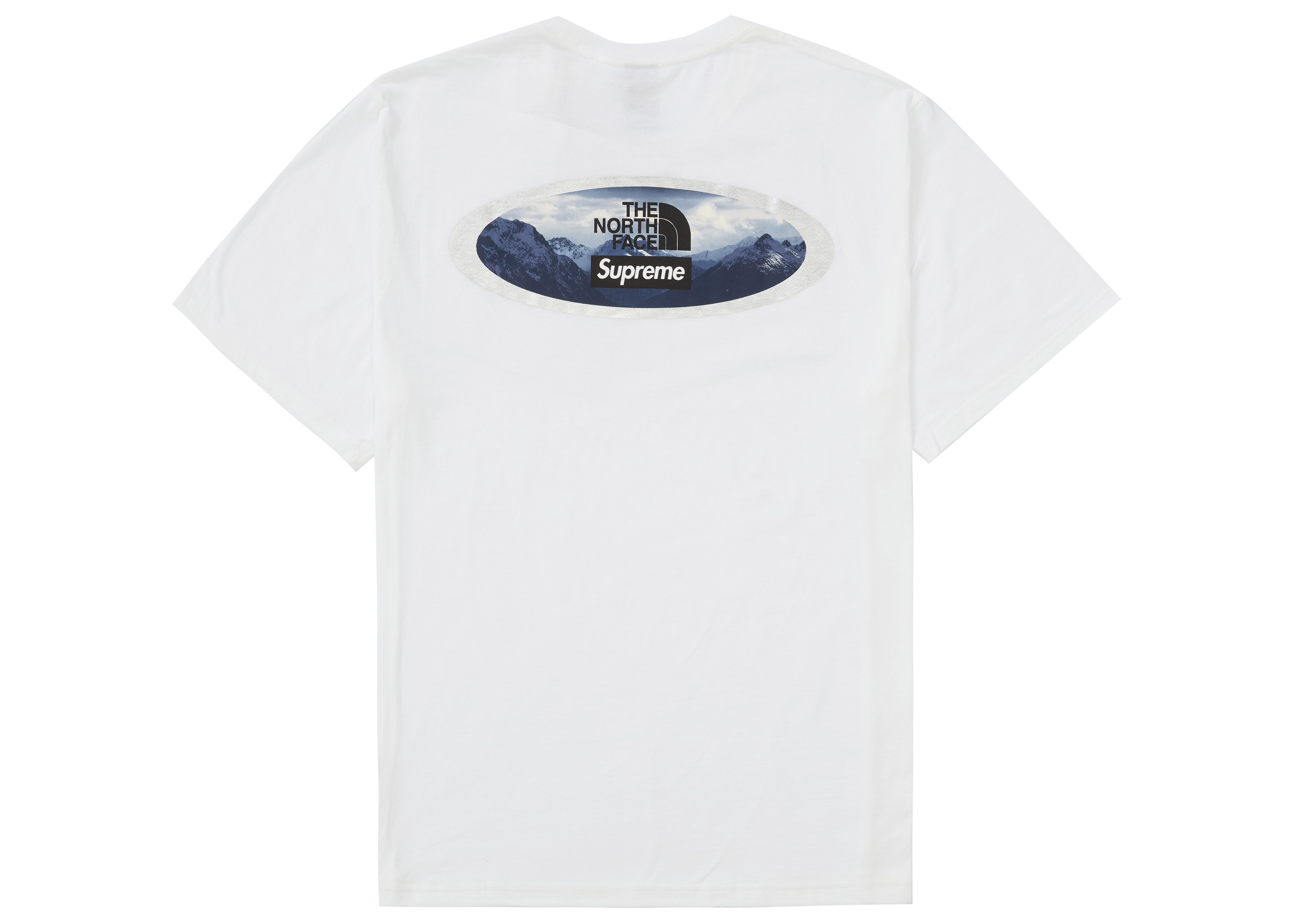 Supreme The North Face Mountains Tee White Men's - FW21 - US