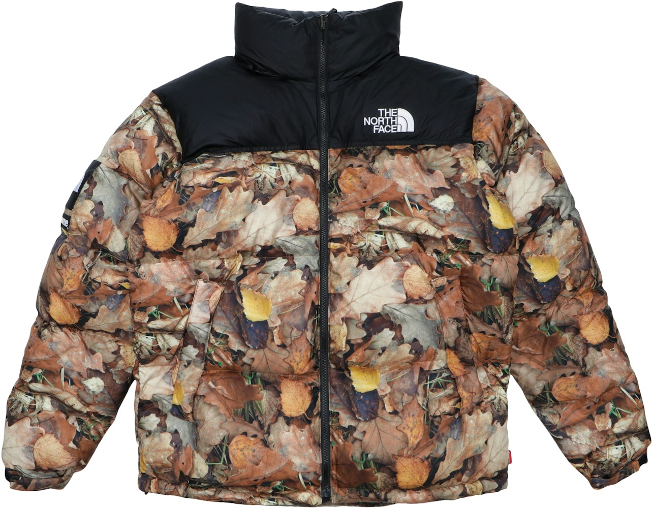 Supreme The North Face Nuptse Leaves Fw16