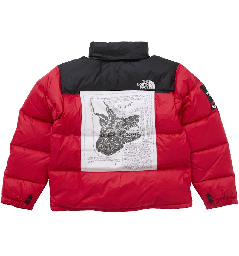 Supreme The North Face Nuptse Jacket Red Men's FW24 US